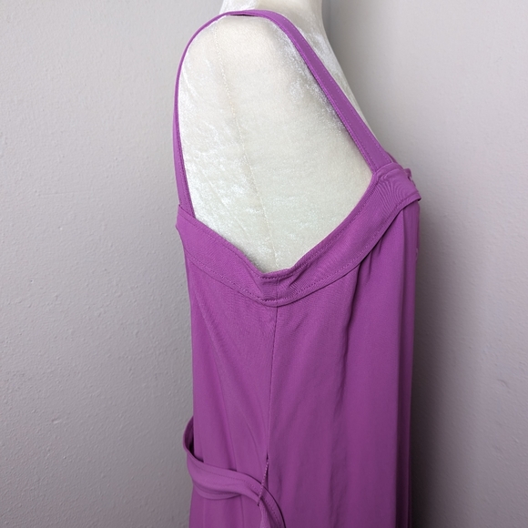 Everlane Dress Lilac Purple Button Front Picnic Dress Japanese GoWeave Size 8 - Picture 9 of 15